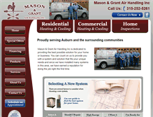 Tablet Screenshot of masonandgrant.com